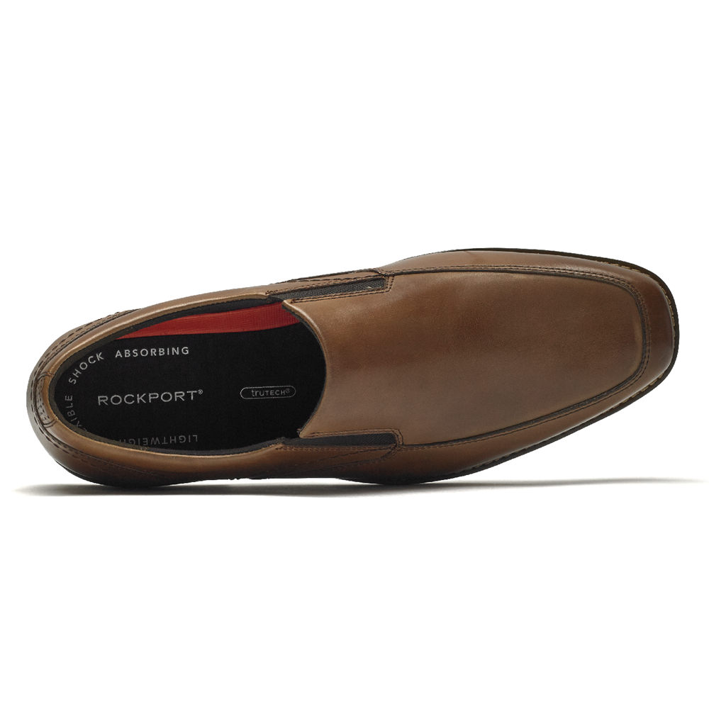 Rockport Singapore Mens Slip-On - Braylon Brown - EV2783906